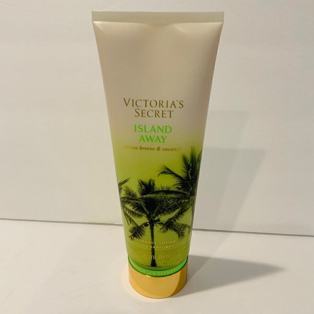 Victoria’s Secret Island Away Ocean Breeze and Coconut Fragrance Lotion 8 oz New
